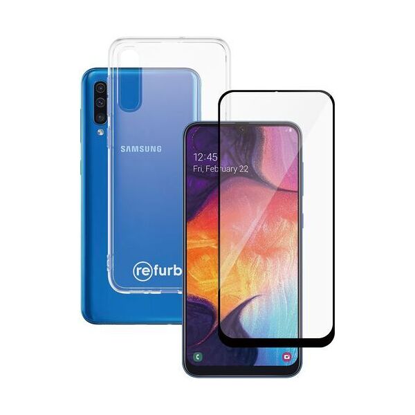 cover per smartphone trasparente & protezione display refurbed   panzerglass™   samsung galaxy a50/a50s/a30s