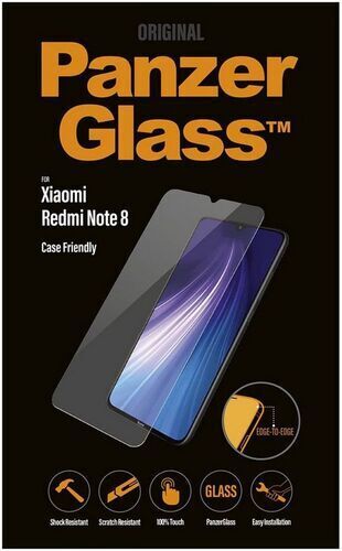 protezione display xiaomi   panzerglass™   xiaomi redmi note 8   clear glass