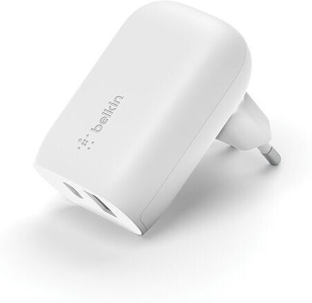 Belkin caricatore multiplo (USB-A + USB-C)   bianco