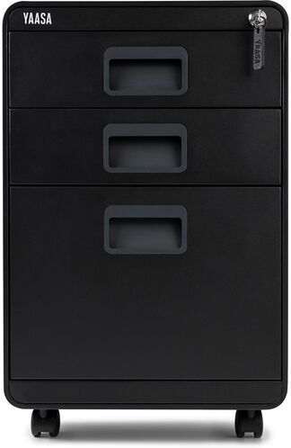 Yaasa File Cabinet - Contenitore a rotolo   nero