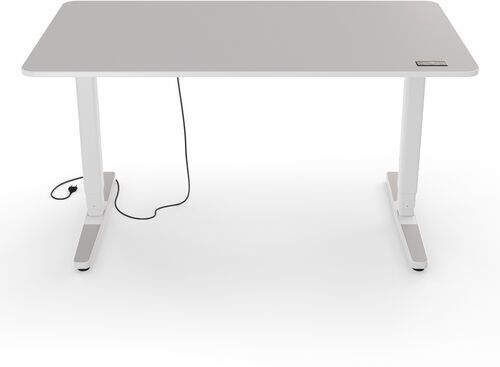 Yaasa Desk Pro 2 140 x 75 cm - Scrivania elettrica regolabile in altezza   grigio chiaro/bianco
