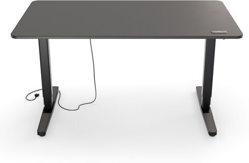 Yaasa Desk Pro 2 140 x 75 cm - Scrivania elettrica regolabile in altezza   grigio scuro/nero