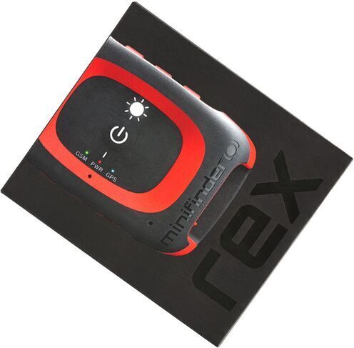 minifinder rex localizzatore gps per cani da caccia   nero/rosso