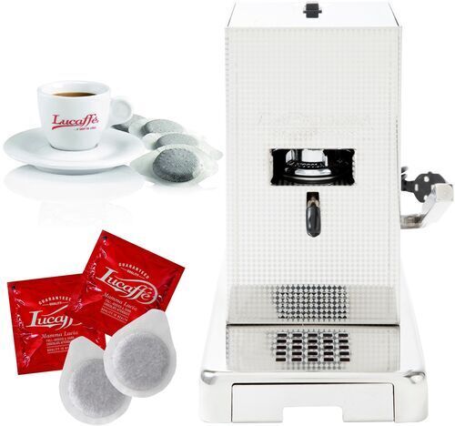 La Piccola Perla Macchina da caffè   150 Mamma Lucia ESE Pads   argento