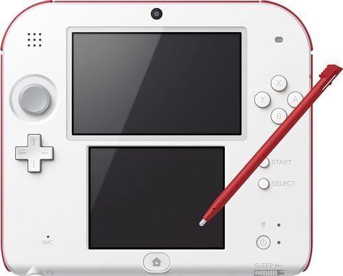 Nintendo 2DS   gioco incluso   bianco/rosso   Animal Crossing New Leaf