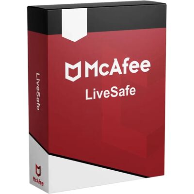 MCAFEE LIVESAFE 1 DISPOSITIVO 1 ANNO MCAFEE LIVESAFE 1 DISPOSITIVO 1 ANNO