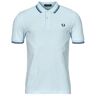 Polo Fred Perry  TWIN TIPPED FRED PERRY SHIRT Blu S
