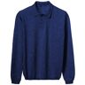 Lanaioli Polo maniche lunghe   Polo Uomo in cotone maniche lunghe Blu 50