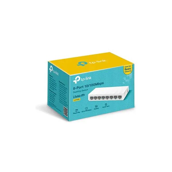 tp-link switch ls1008 8-port desktop/wallmount 10/100 mbps