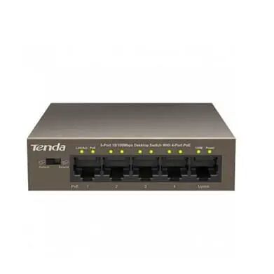 TENDA Switch TEF1105P 5 Porte Poe 1 Porta Uplink 10 / 100Mbps