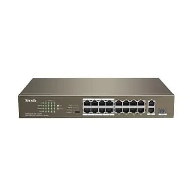 TEF1118P-16-150W switch ethernet 10/100 poe 16 porte + 2 porte gigabit + porta sfp2 150w