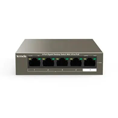 TEG1105P-4-63W Switch 5 porte Gigabit Desktop con 4 porte PoE