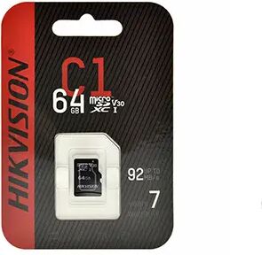 Hs-Tf-C1 Micro Sd Hikvision 64Gb Scheda Microsd 92Mb/S Videosorveglianza