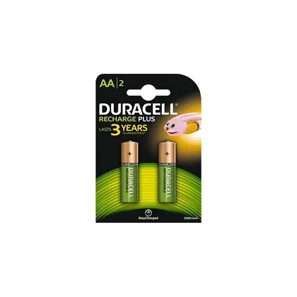 duracell pile ricaricabili 'duralock' stilo