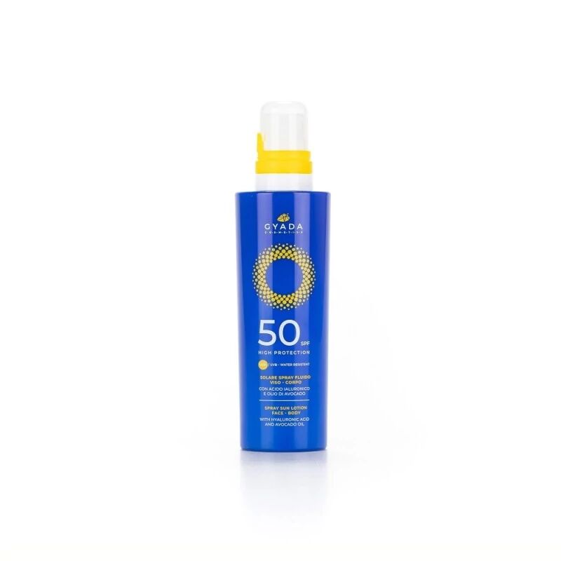 gyada cosmetics protezione solare bio solare spray viso e corpo spf 50