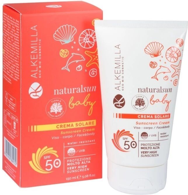 Alkemilla Protezioni solari per bambini Crema Solare Viso e Corpo Baby SPF 50