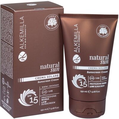 Crema Solare Bassa Protezione SPF 15 - Alkemilla Crema Solare Bassa Protezione SPF 15 - Alkemilla