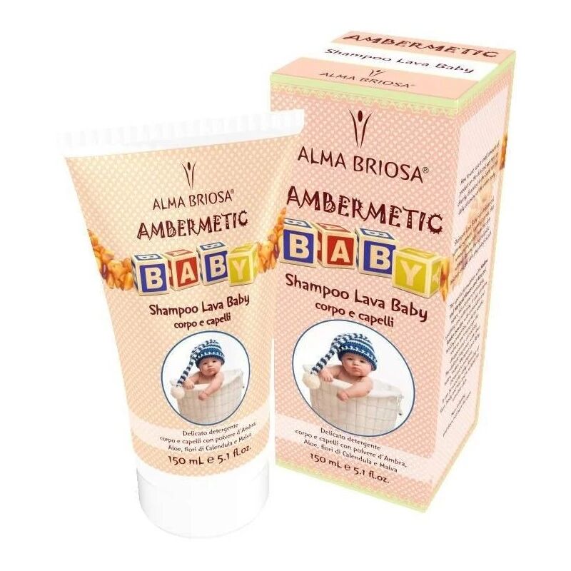 alma briosa Shampoo Neonati e Bambini Shampoo Lava Baby Bio e Vegan per bambini