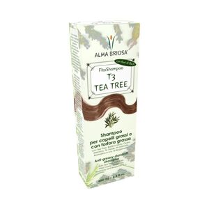 alma briosa Shampoo antiforfora Fitoshampoo Bio e Vegano T3 Tea Tree per la forfora grassa