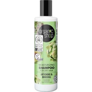 organic shop Shampoo Capelli Secchi e Trattati Shampoo Idratante Intensivo con Broccoli e Carciofo