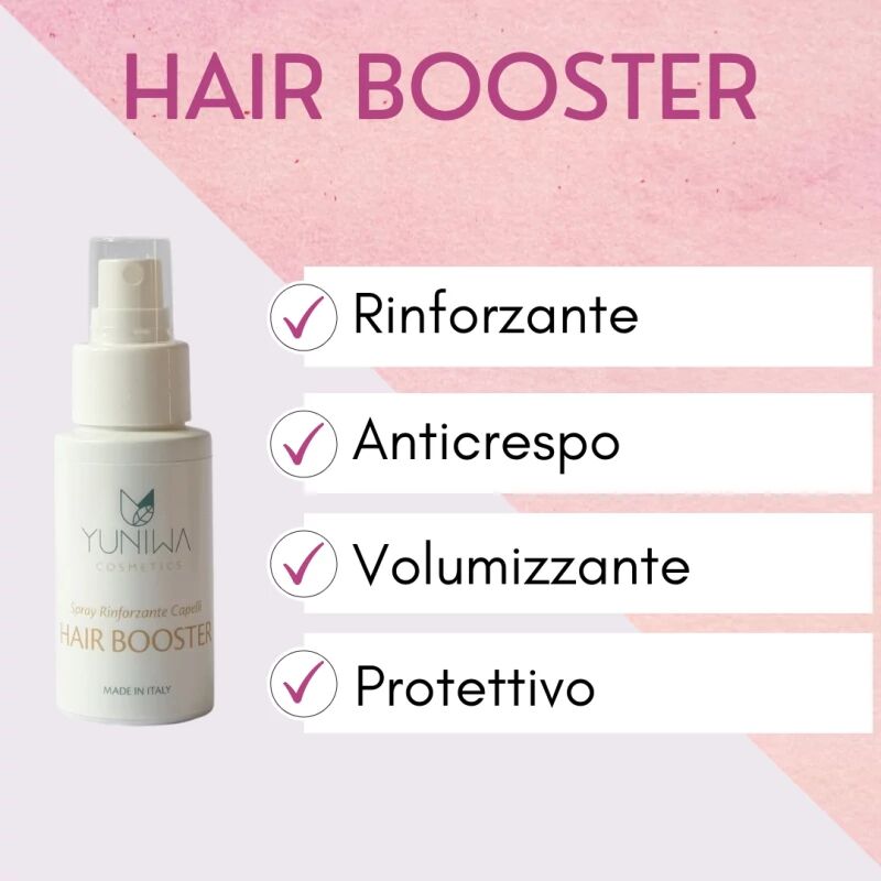 yuniwa cosmetics styling hair booster spray rinforzante per capelli 200 ml