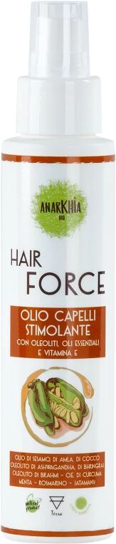 anarkhia bio lozioni per capelli e oli hair force olio capelli stimolante