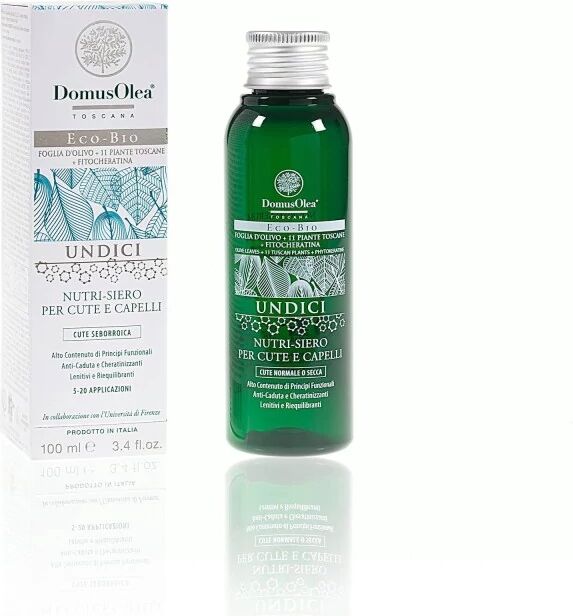 domus olea toscana lozioni per capelli e oli nutri siero per capelli e cute seborroica 100ml