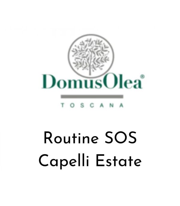 domus olea toscana Set regalo Routine Rigenerante, Protettiva ed Anticaduta SOS Capelli Estate