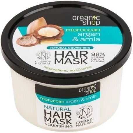 organic shop Maschere Maschera per Capelli Nutriente con Olio di Argan ed Amla