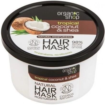 organic shop Maschere Maschera per Capelli Idratante con Cocco e Karitè