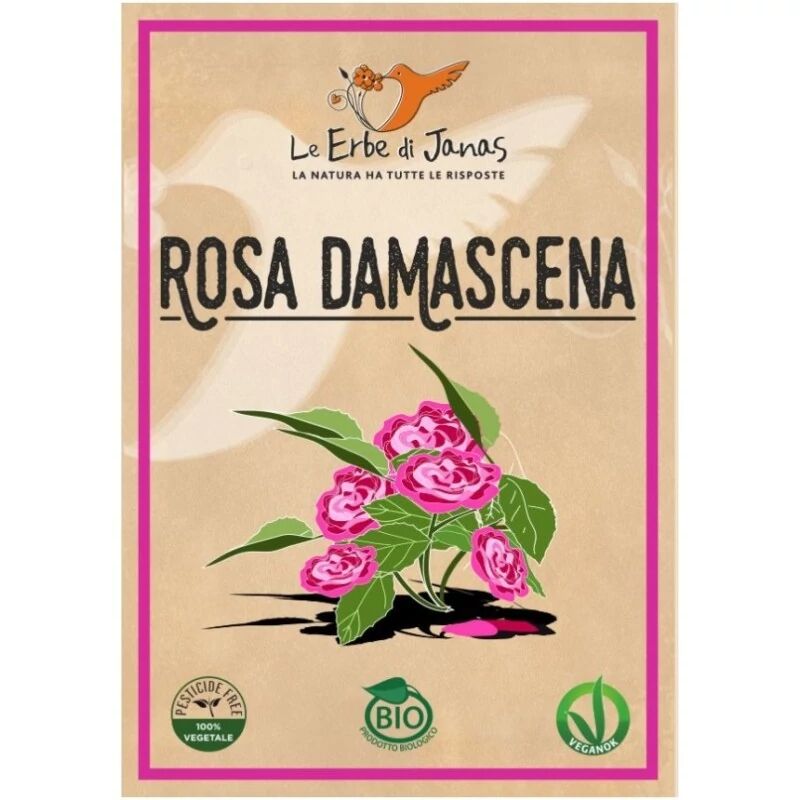 le erbe di janas Erbe trattanti in polvere Rosa Damascena