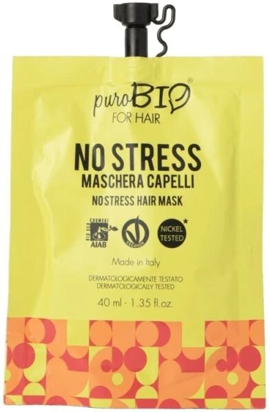 purobio Maschere Maschera per capelli No Stress