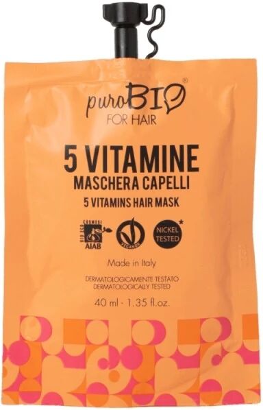 purobio Maschere Maschera per capelli alle 5 Vitamine