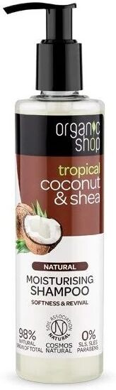 organic shop Shampoo bio capelli lisci Shampoo Idratante con Cocco e Karitè