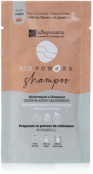 la saponaria Shampoo Capelli Secchi e Trattati Shampoo in polvere Rinforzante e Idratante