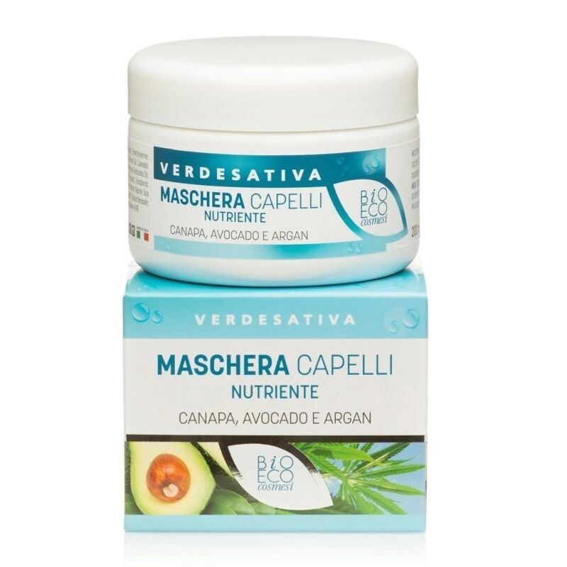 verdesativa Maschere Maschera Capelli Nutriente Canapa, Avocado e Argan