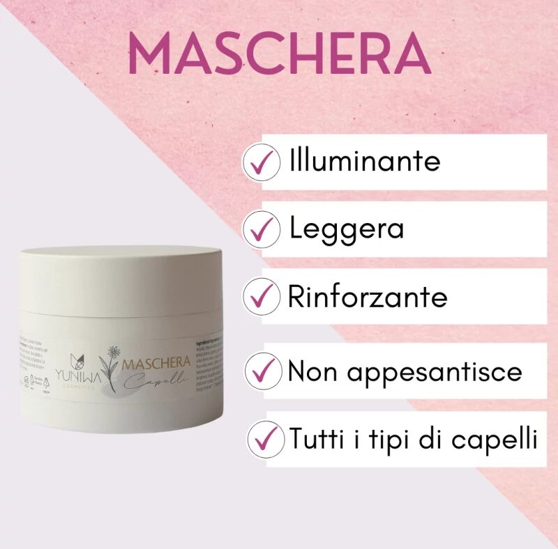 yuniwa cosmetics Maschere Maschera Rinforzante e Ristrutturante