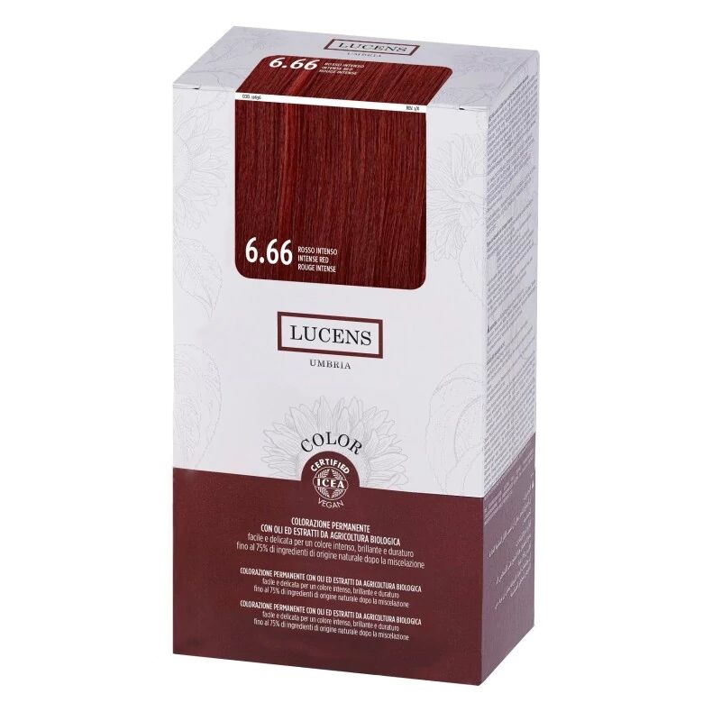 villa lodola Tinte per capelli Tinta senza Ammoniaca 6.66 Rosso Intenso