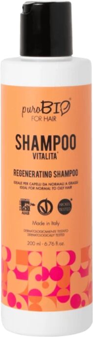 purobio Shampoo bio capelli grassi Shampoo Vitalità