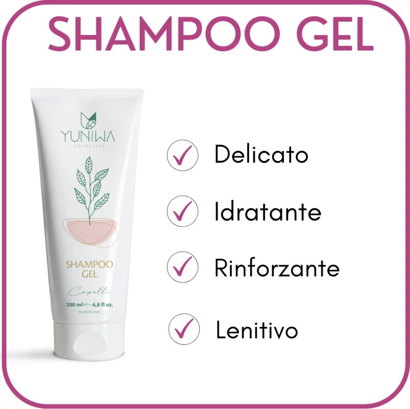 yuniwa cosmetics Shampoo Capelli Deboli Shampoo Gel Rinforzante