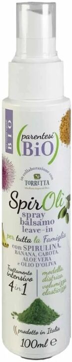 parentesi bio Styling Spirolì Spray Balsamo Leave In