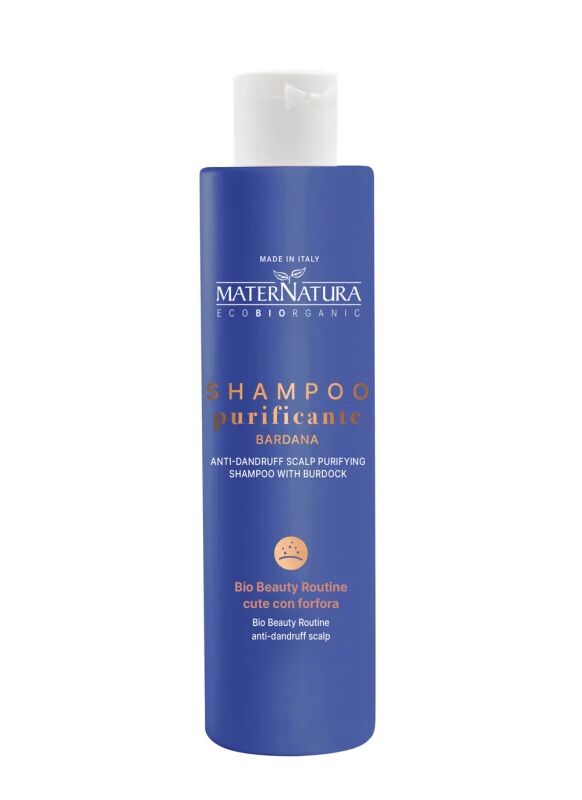 maternatura Shampoo antiforfora Shampoo Ecobio per Cute con forfora alla bardana