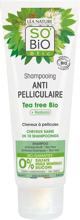 so'bio étic Shampoo antiforfora Shampoo Antiforfora con Tea Tree e Bisabololo