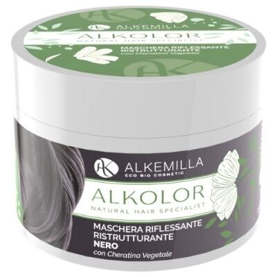 Maschera Capillare Alkemilla - Cheratina Vegetale - Nero Maschera Capillare Alkemilla - Cheratina Vegetale - Nero