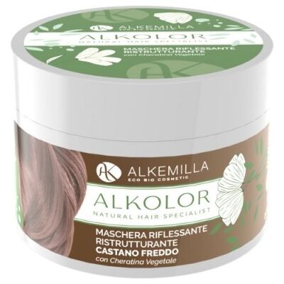 Maschera Capelli Alkemilla - Castano Freddo - Maschera Capelli Maschera Capelli Alkemilla - Castano Freddo - Maschera Capelli