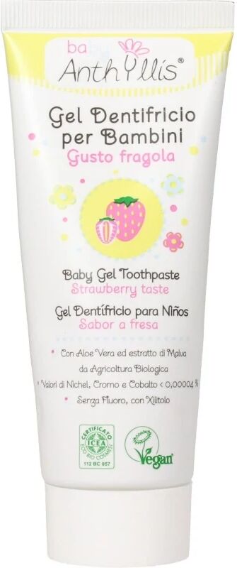 anthyllis Igiene Orale Dentifricio alla Fragola per Bambini