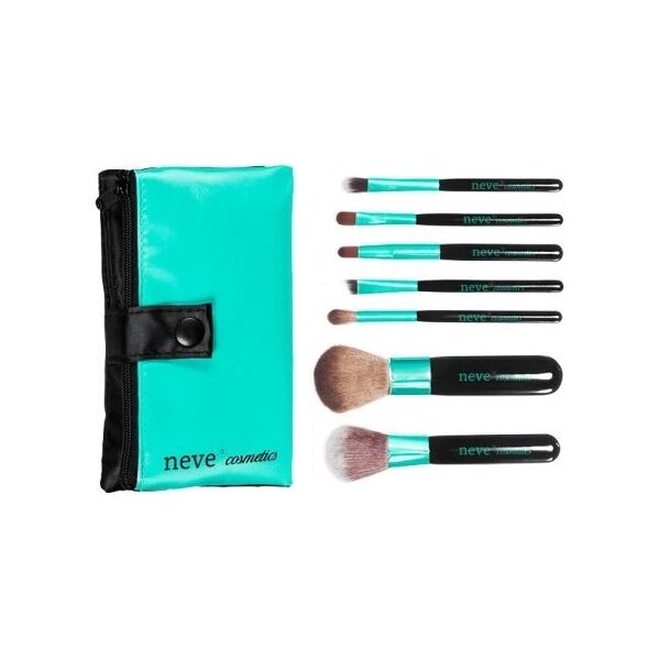 neve cosmetics pennelli occhi set 7 pennelli trucco