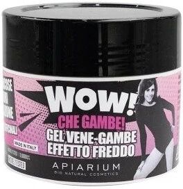 apiarium creme corpo bio gel tonificante e drenante vene-gambe wow che gambe