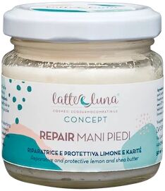 latte e luna cura mani e unghie crema rigenerante repair mani piedi