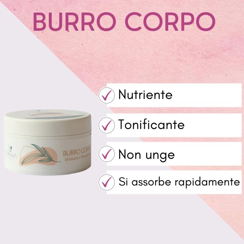 yuniwa cosmetics creme corpo bio burro corpo idratante e rassodante